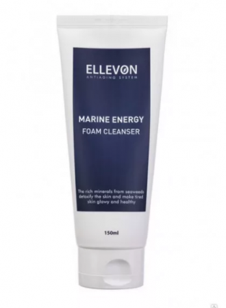 Пенка для умывания с морскими минералами ELLEVON Marine Energy Foam Cleanser 150мл